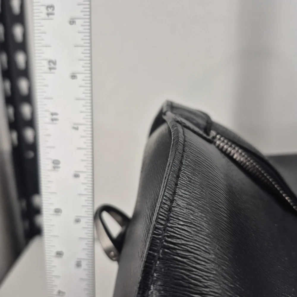 Montblanc Black Leather Duffel Bag